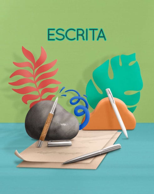 Canetas e escrita